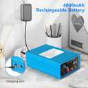 5000W Mini Battery Spot Welder, Portable Spot Welder Machine DIY Kit for 18650 Battery Pack Welding Tools, Adjustable Battery Welding Soldering Machine with Nickel Strip and Spot Welding Pen
