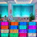 Wave Wall Light, 30W Smart RGBW Water Ripple Projector for Wall Decor – WiFi/App/Voice Controlled LED Wave Light, Color Changing Dimmable Wall Wash Lamp with Music Sync, Timer, 16M Colors