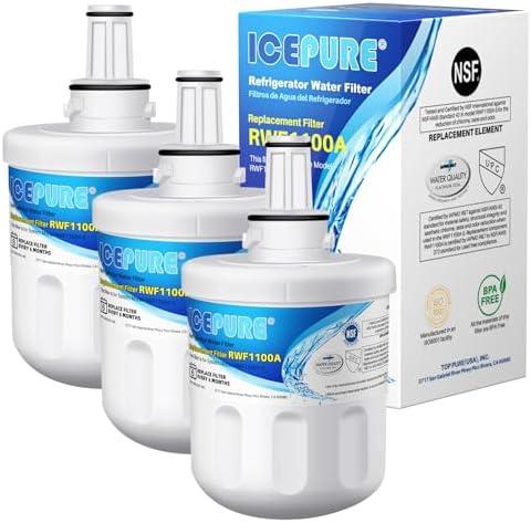 ICEPURE DA29-00003G Replacement for DA29-00003B DA29-00003A, Aqua-Pure Plus DA29-00003D DA29-00003F DA97-06317A, HAFCU1, WF289, WSS-1 WFC2201 HDX FMS-1 RWF1100A Refrigerator Water Filter 3PACK ICEPURE DA29-00003G Replacement for DA29-00003B DA29-00003A, Aqua-Pure Plus DA29-00003D DA29-00003F DA97-06317A, HAFCU1, WF289, WSS-1 WFC2201 HDX FMS-1 RWF1100A Refrigerator Water Filter 3PACK