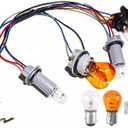 92450-3Q000 Rear Tail Light Lamp Wiring Harness Socket Holder & Wire with 8 Halogen Bulbs Compatible with Hyundai Sonata 2011-2014