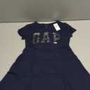Gap Girls Short Sleeve Logo Dress (X-Small, Tapestry Navy)