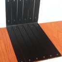 6 Pack - L 14" x H 8" x W1.5, 5mm Thick Black L Shelf Bracket, Iron Shelf Brackets, Metal Shelf Brackets, Floating Shelf, Shelf Supports with Screws