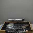 Ulif E12C Heavy Duty Closet Organizer SystemFreestanding Clothing Rack, Adjustable Garment Rack 71" W x 16" D x 76.5" H Holds 960 lbs, Black Rack with Black Dustproof Cover