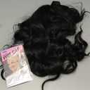 AISI HAIR Black Wig for Women, Long Wavy Lace Hairline Middle Part Synthetic Heat Resistant Wig for Daily Party-26 Inch