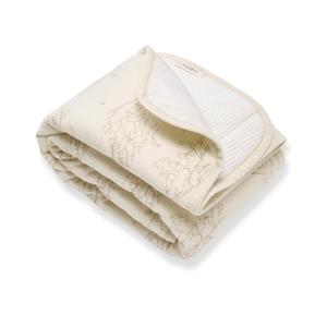 Burt's Bees Baby Reversible Blanket, Nursery, Stroller & Tummy-Time Organic Jersey Cotton Quilted Infant & Toddler Bedding