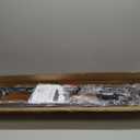 GRLEAF 39" Adjustable Height Narrow Console Table with Power Outlets, Long Sofa Table with Charging Station Behind Couch Table Skinny Entryway Table for Living Room, Hallway and Office  Rustic Brown