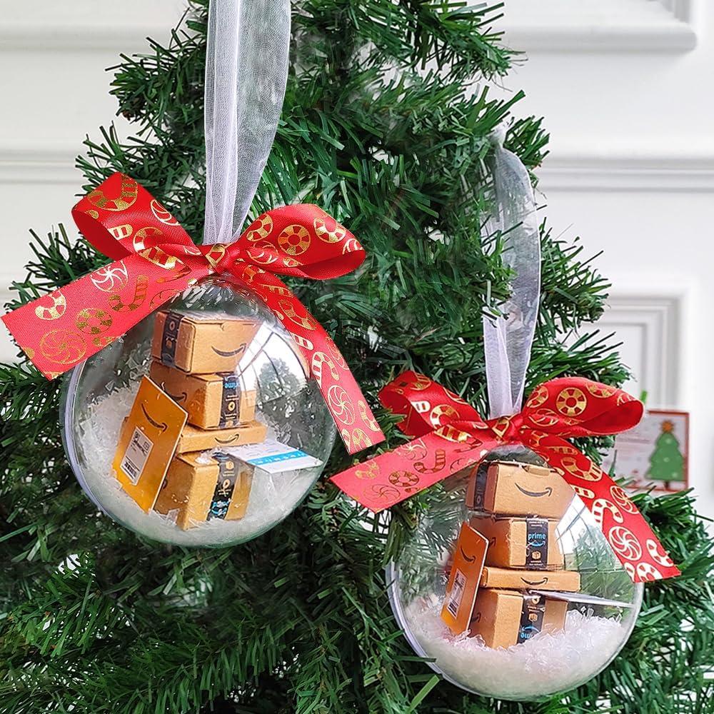 2Pcs New Funny Mini Packages Ornament, Christmas Tree Mini Express Box Ornament Decorations, 3.54inch Christmas Balls Hanging Ornaments for Xmas Home Office Halloween Party Supplies 2Pcs New Funny Mini Packages Ornament, Christmas Tree Mini Express Box Ornament Decorations, 3.54inch Christmas Balls Hanging Ornaments for Xmas Home Office Halloween Party Supplies