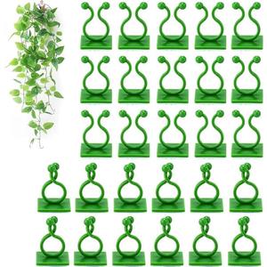 150Pcs Plant Clips for Climbing Plants Wall Clips with Stickers- Plant Wall Clips Pothos Plant Climber Support Plant Clips Plant Hooks for Vine Clips Money Plant Clips for Wall Plant Support