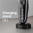 Braun Series 7 7032cs Flex Electric Razor for Men, Wet & Dry, Electric Razor, Rechargeable, Cordless Foil Shaver with Beard Trimmer and Charging Stand, Silver
