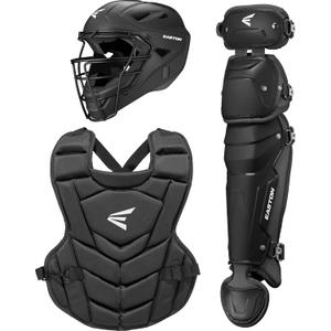 Easton | Black Magic 3.0 Youth Baseball Catcher Gear Set | Helmet, Chest Protector & Leg Guards | Multiple Sizes/Colors