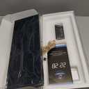 CHKOSDA LED Large Digital Wall Clock, Oversize Wall Clock with 6 Numbers, Remote Control Count up/Countdown Timer Clock, Auto Dimmer, Big Calendar and Thermometer(Ice Blue)