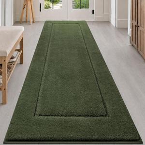 Microfiber Runner Rug 30" x 96", Bathroom Rug for Kitchen, Hallway