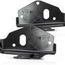 For Chevy Silverado 1500/2500 1999-2006 Hood Hinge Driver and Passenger Side | Pair | Steel Black | Includes 2007 Classic | Replacement For GM1236109, GM1236110 | 12472769, 12472770