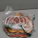 Set of 6 Farmhouse Outdoor Thanksgiving Fall Decoration for Home Pumpkin Thanksgiving Fall Porch Signs Decoration Standing Thankful Grateful Blessed Welcome Sign for Front Porch Garden Party (Novel)