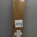 No Tools No Drill Cordless Mini Blinds 24" Wx 64" H, 1" L-Shaped Blades, Horizontal Vinyl Blinds for Indoor Windows, White