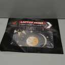 Laptop Decal Sticker Skin Cover, 12" 13.1" 13.3" 14" 15" 15.4" 15.6" Laptop Netbook Vinyl Art Skin Sticker Cover Notebook PC Protector (2 Wrist Pad Included), Removable Reusable, Stars and Moon