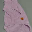 FOFOS Dog Winter Coat, Plush Dog Jacket with Leash Hole, Adjustable Warm Pet Snow Vest for  Dogs, Pink, M