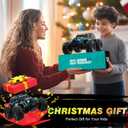 BLUEJAY 2.4GHz High Speed RC Car, Offroad Monster Hobby Racing Car with LED Colorful Bodylight and Rechargeable Battery, Kids Toy Gifts 3-8 Years