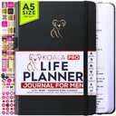 Koala Planner - Undated Weekly Planner, a 12 Month Journey to Increase Productivity & Happiness - Life Organizer, Gratitude Journal, and Stickers, A5