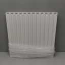 Art3d Slat Wall Panel, 3D Fluted Textured Panel 12-Tile 19.7 x 19.7in. - White