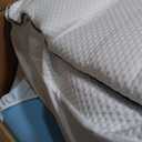GEMBED Firm Memory Foam Mattress Topper Twin XL Size - Dual Layer 3 Inch Cooling Gel Memory Pad and 1 Inch Pillow Top Mattress for Back Pain - 39" x 80" x 4"