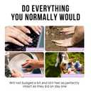 Nude Press On Nails Almond Fake Nails - Maigitur Short Stick On Nails for Women, Chrome Glue On Nails in 16 Sizes - 32 Soft Gel False Nails Manicure Kit(Nude Chrome Clear)