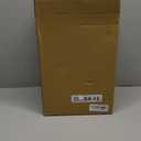 simplehuman 6 Liter / 1.6 Gallon Semi-Round Bathroom Step Trash Can, White Steel