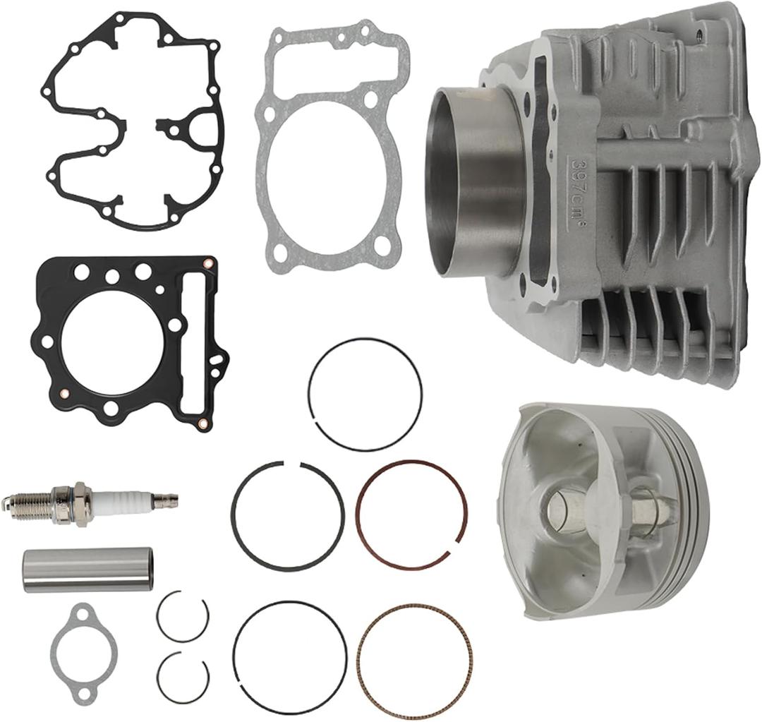 labwork Cylinder Piston Gasket Top End Kit Replacement for Honda Sportrax TRX400EX Replacement for 13101-KCY-670 12191-KCY-672 1999-2008