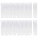 Nydotd 18 Pack Travel Size Plastic Squeeze Bottles for Liquids, 30ml/1Oz TSA Approved Makeup Toiletry Cosmetic Containers, Leak-Proof with Flip Caps, Refillable