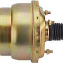 Dual Diaphragm Power Brake Booster, 7 Inch, Chromate Finish