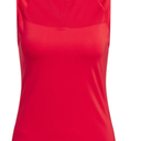 Adidas Women's Ultimate365 Zip Mock Sleeveless Polo Shirt, X-Small