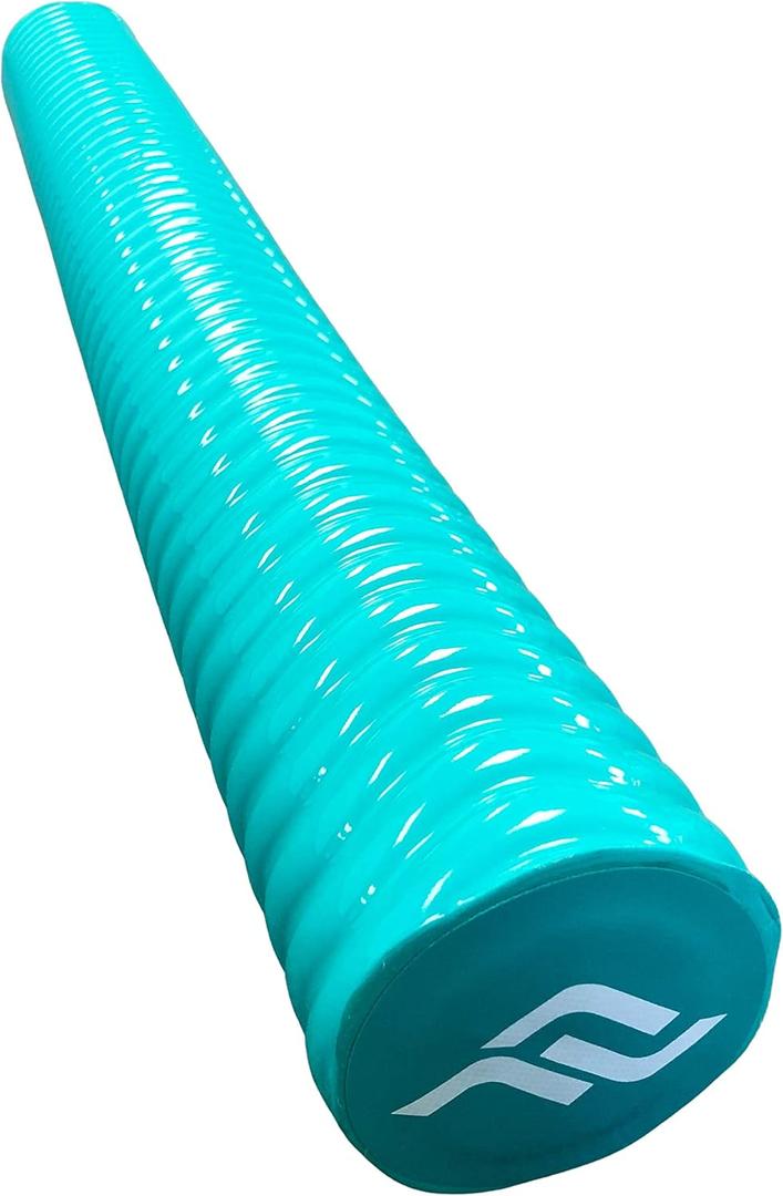 IMMERSA Jumbo Swimming Pool Noodles, Premium Soft Water-Based Vinyl Coating and UV Resistant Foam Noodles for Swimming and Floating, Lake Floats, Pool Floats for Adults and Kids. (Teal)