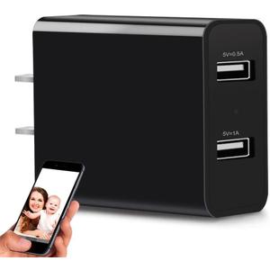 TOQI FHD 1080p Camera, Security Wall Outlet for Baby/Elder/Dog/Pet,Indoor Home Camer A with Phone App,24/7 Sd Card Storage,Hidden Camera Works with iOS&AndroidHidden Cameras for Home Security