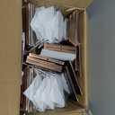 HUYIENO Solar Post Cap Lights Outdoor LED Lighting Deck Fence Light Two Modes Warm White/7 RGB Color Changing Suitable for 4x4 5x5 Wooden Posts (Brushed Copper, 8pk), HY1238