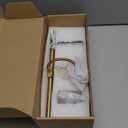 Picture Lights for Wall Wireless Rechargeable LED Light with Remote, Adjustable Arm, Gold Battery Operated Display Lighting for Paintings, Bedroom, Gallery Wall Décor (Gold, 12.6 inch - 1Pack)