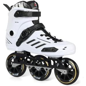 3 Wheels Fitness Inline Speed Skates for Unisex,110mm Roller Skates Blades (Size Men 8/ Women 9)