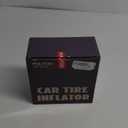 PULITUO Tire Inflator Portable Air Compressor - Car Accessories 12V DC Air Pump for Car Tires with Digital Pressure Gauge, Emergency LED Light for Wheel, Bike, Ball, Motor (Blue)