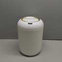 Automatic Motion Sensor Bathroom Trash Can with Lid, 3 Gallon Touchless Trash Bin, Smart Plastic Electric Garbage Cans Small White Wastebasket for Office, rv, Bedroom, Living Room
