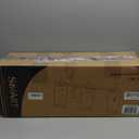 SOLFART Vintage Vanity Lights Bathroom Light Fixture Over Mirror for Bath Glass Shade Light Black and Brass Modern Style 3 Lights