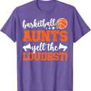 Basketball Aunt Funny Aunt Of A Basketball Player Aunt T-Shirt,3xl