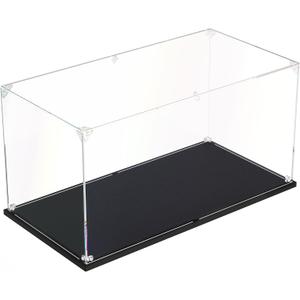 Clear Acrylic Display Case ,Self-Assemble Showcase for Collectibles, Action Figures, Dolls- Alternative Glass Box for Commemorative Gifts(16x8x8 inches, 40x20x20 cm)