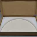 S0Z198 (2-Pack) 19.8 Inch Half-Moon Ceramic Heat Deflector Plates for Kamado Joe Big Joe I, II & III
