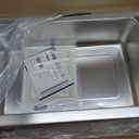Winco FW-S500 Commercial Portable Steam Table Food Warmer 120V 1200W,Stainless Steel,Large