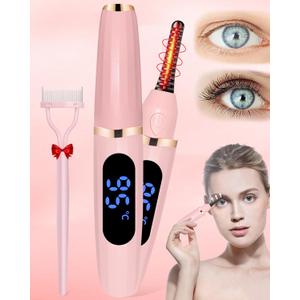 Heated Eyelash Curlers - Eye Lash Curler Heat - Mini Electric Eyelash