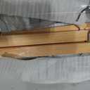 DoubleFill 4 Pcs Kilt Hanger 20 Inches Wooden with 4 Clips, Wooden Color