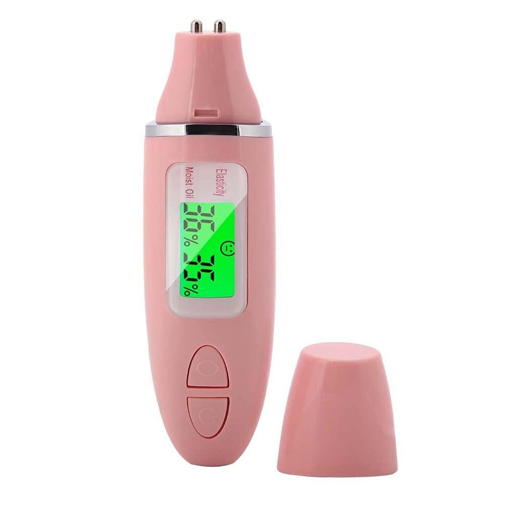 Semme Skin Hydration Tester, Analyzer Machine Professional, Digital Skin Oil Sensor, Analyzer Tester Water Oil Monitor LCD Display Monitoring Meter for Face and Body