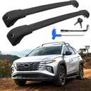220lbs Upgraded Tucson Heavy Duty Roof Rack Cross Bars Compatible with 2022-2025 Tucson (Only for Flush Side Rails), Lockable Aluminum Cargo Bars for Rooftop Cargo Carrier Luggage Bike