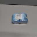 LaRibbons Christmas Wired Ribbon 2.5 inch Double Faced Blue Snowflakes and Striped Christmas Ribbon for Tree Garland, Wreath Bow, Xmas Crafts Decorations, 2 Rolls 10 Yards Total