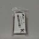 Locker Lock for Gym, School, Home & Work | 4-Digit Combination Padlock | 1-Pack, Black/Orange