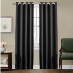 Zenna Home Easy Hang Curtain 2 Panel 84" Length
